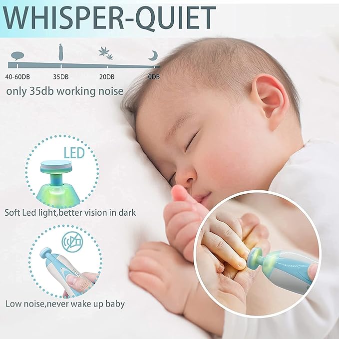 Baby Nail Trimmer with Light β Safe Cutter for Newborn (0-6 Months)