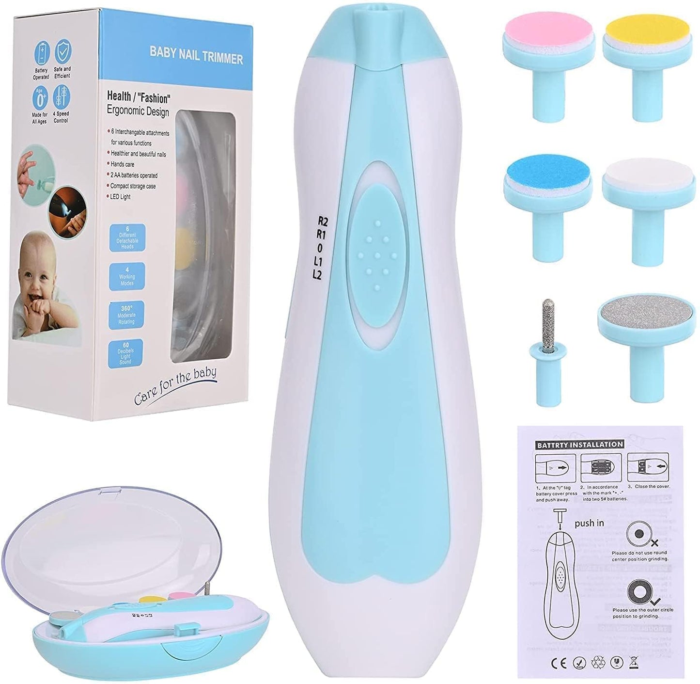 Baby Nail Trimmer with Light β Safe Cutter for Newborn (0-6 Months)
