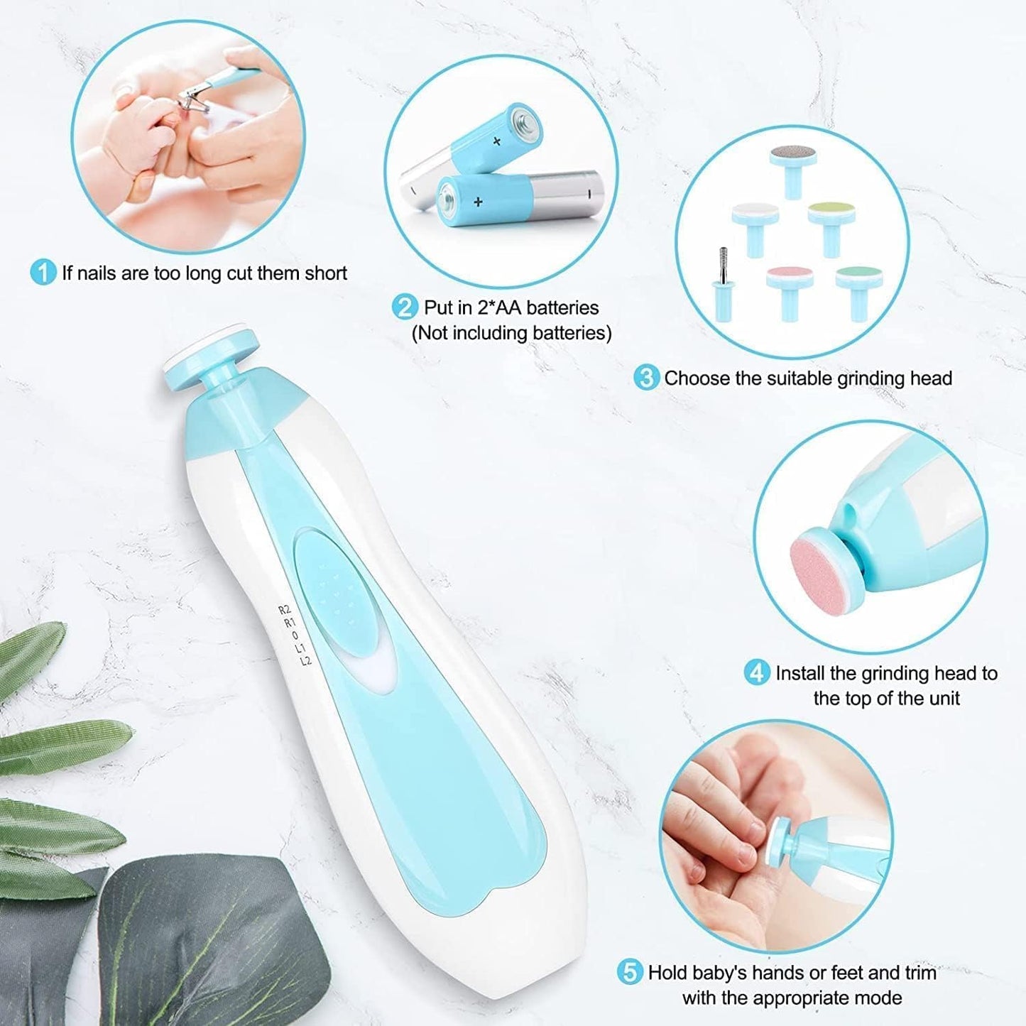Baby Nail Trimmer with Light β Safe Cutter for Newborn (0-6 Months)