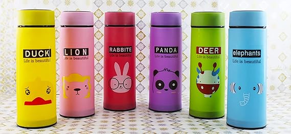 Biggie Collections Glass Water Bottle ๐ฅค โ 400ML Leak-Proof, Perfect for Hot & Cold Water, Office, Gym, School & Travel