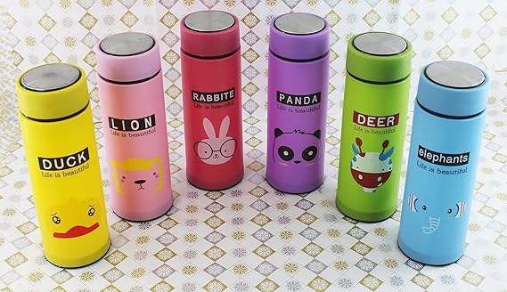 Biggie Collections Glass Water Bottle ๐ฅค โ 400ML Leak-Proof, Perfect for Hot & Cold Water, Office, Gym, School & Travel