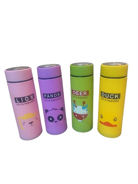 Biggie Collections Glass Water Bottle 🥤 – 400ML Leak-Proof, Perfect for Hot & Cold Water, Office, Gym, School & Travel