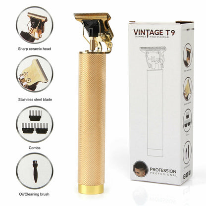 Trimmer Men Professional Cordless Hair Clipper Dragon Style, Rechargeable Trimmer For Beard, Hairs, Moustache & Face, Electric T Blade Zero Gapped Shaving Machine Men's Grooming Kit