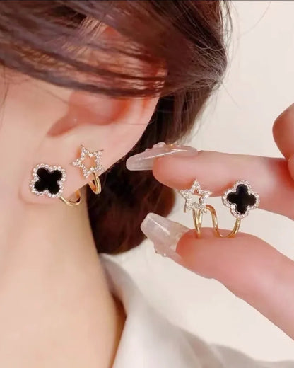 Korean Fashion Vibrato Korean Earrings For Women and Girls (1 Pair Earrings)