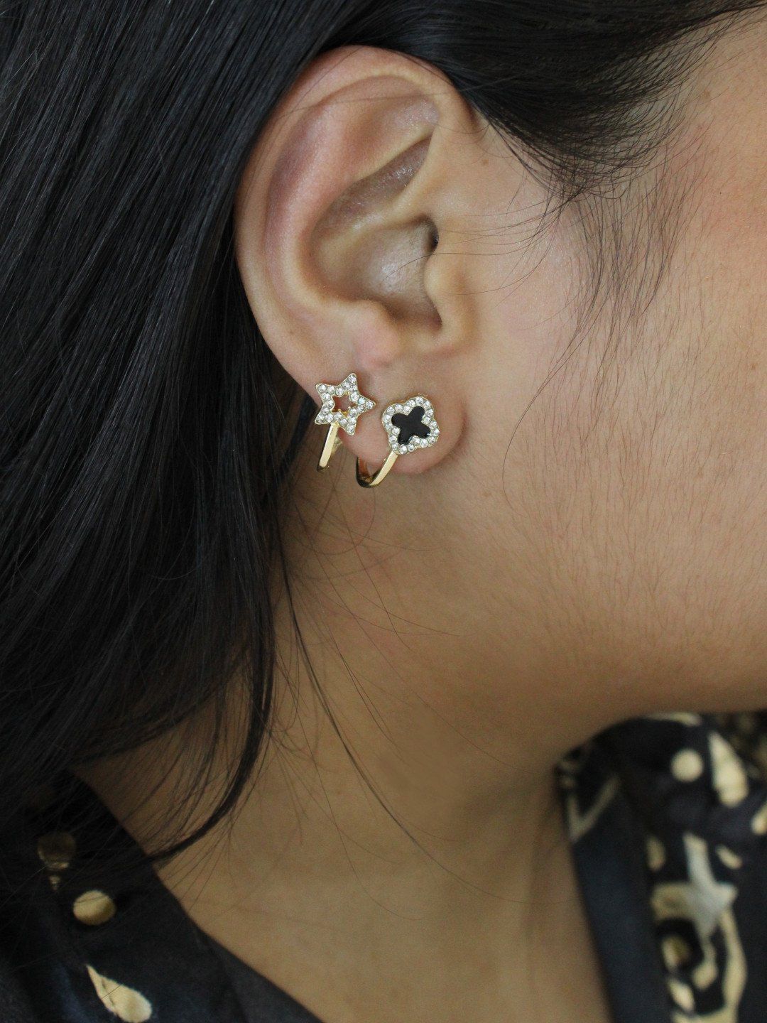 Korean Fashion Vibrato Korean Earrings For Women and Girls (1 Pair Earrings)