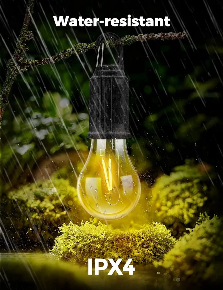 Portable LED Camping Light – Rechargeable, Waterproof, Energy-Saving Lantern for Outdoor, Hiking, Emergency & Travel